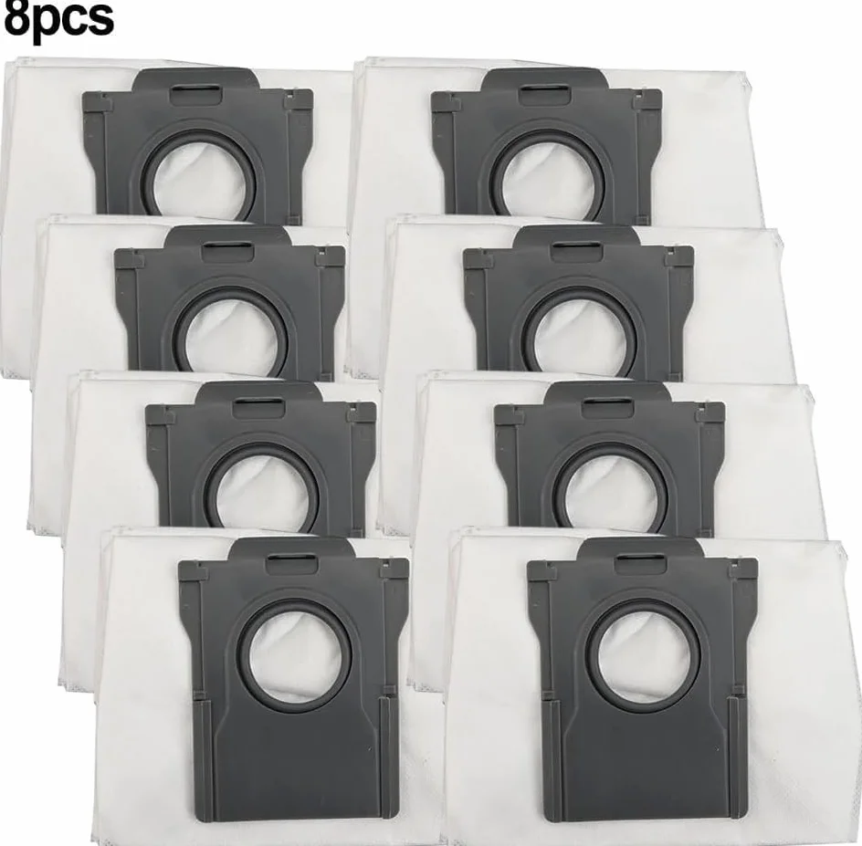 Worki na kurz pasują do Dreame D10 Plus Gen 2 / L10s Plus, części zamienne, worki na kurz o dużej pojemności 2,5 l (8 szt.)