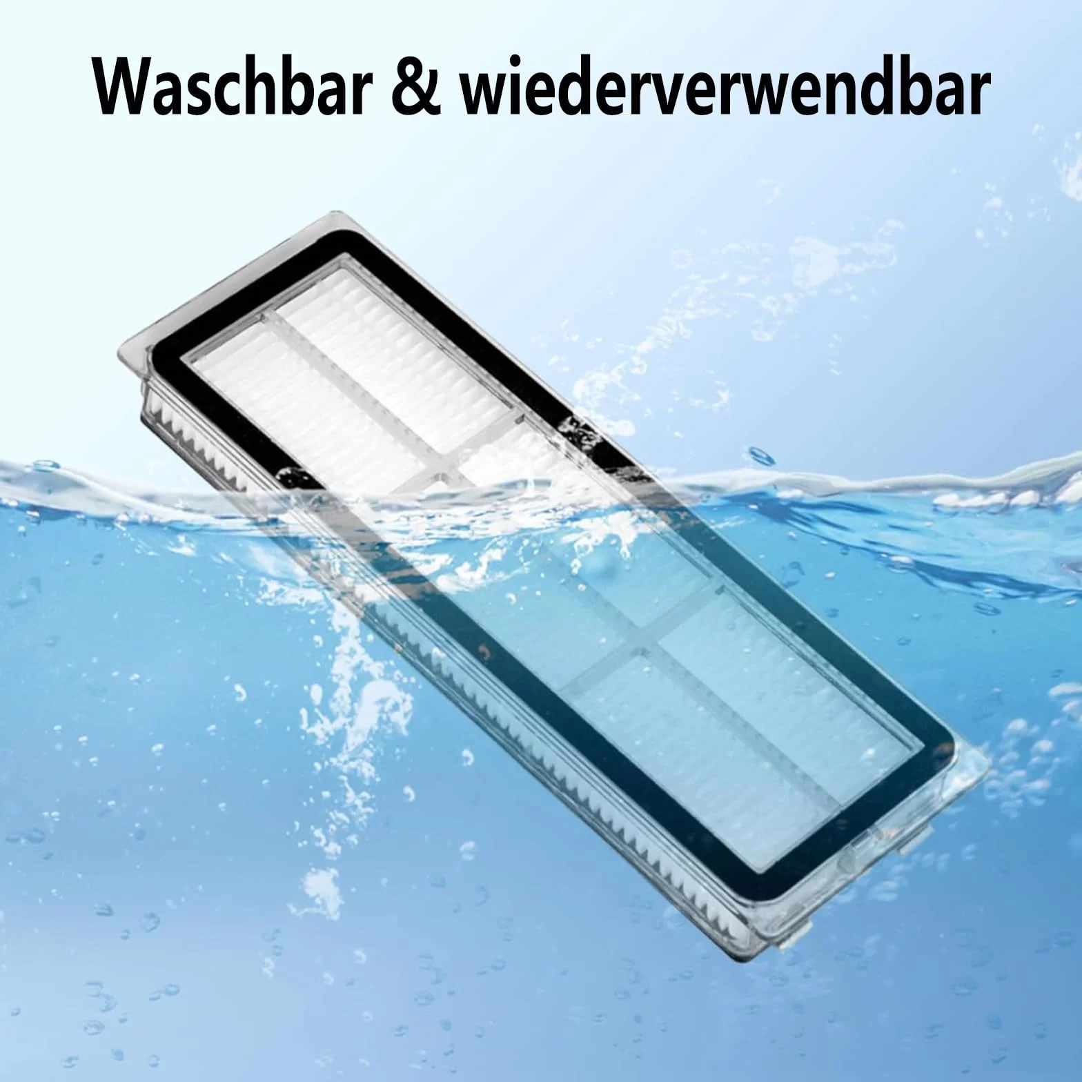 8 filtrów HEPA kompatybilnych z: L10s Pro, L10 Ultra, Z10 Pro, S10, S10 PRO, S10 PLUS, 1C, W10, L10 + plus, Z10 pro, D10 PLUS, Xiaomi X20+, X10+, części zamienne do odkurzacza robota